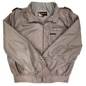 grey members only jacket size 44